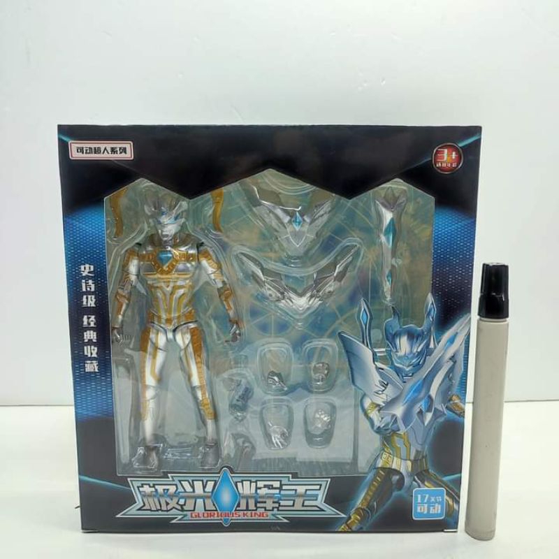 mainan action figureshf Ultraman ultimate shining ultraman zeroshfiguarts recast
tinggi sekitar 6 in