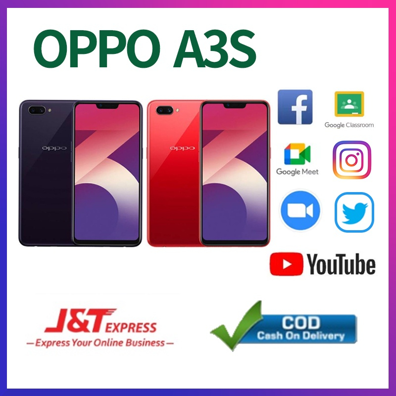 HP OPPO A3S original RAM 4/64GB & 6/128GB 6.2 inch Layar HD Android  Smartphone Murah