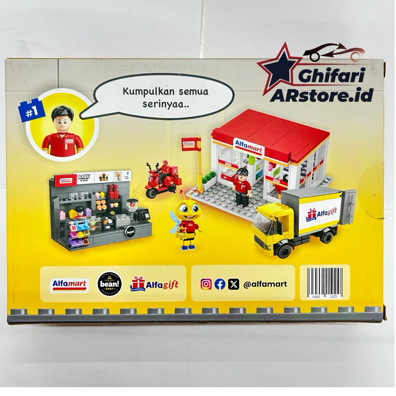 BRICKS  MINIATUR ALFAMART Official Merchaindise Ori  New