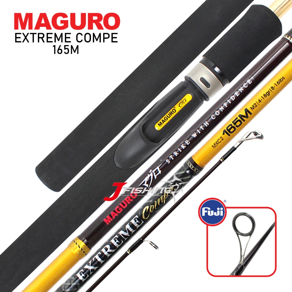 Joran MAGURO EXTREME COMPE 2 150 165 180 | Fuji | Ikan Mas Bawal Lele | Empang Kolam | Lomba Galatam