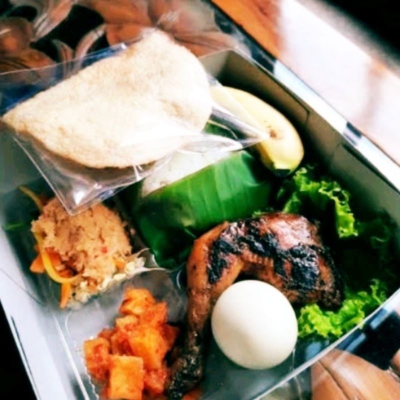 Juragan Catering - Paket Hemat Nasi Box Komplit Ayam Bakar Terlezat Murah Nikmat Halal