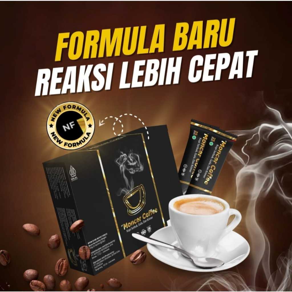 

NFMncrCoffee Minuman Kopi Herbal Siap Minum Jaminan Asli 100% BPOM