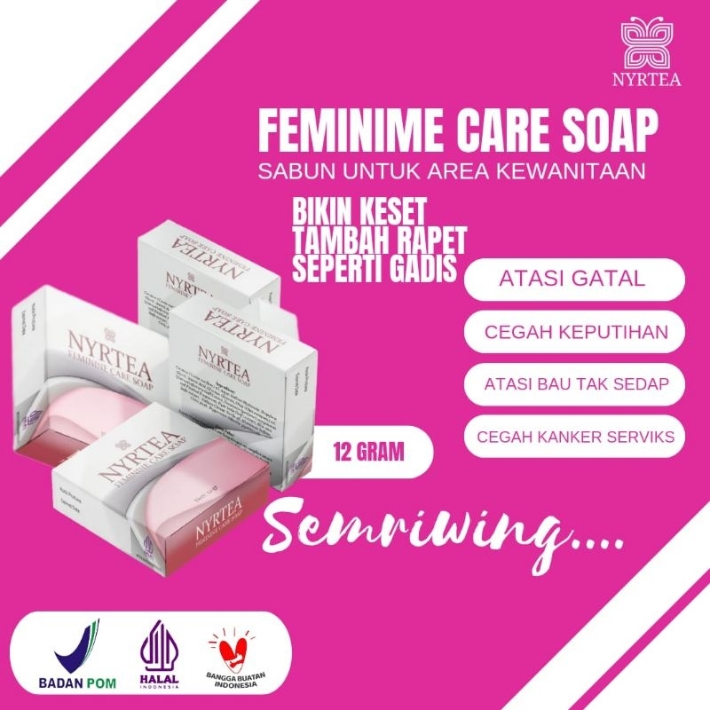 Feminine Care Soap Nyrtea/Sabun Kewanitaan 12gr