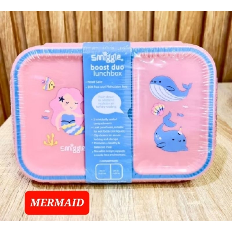 kotak makan sekat smiggle lunch box sekat karakter mermaid lunch box sekat smiggle dino unicorn kota