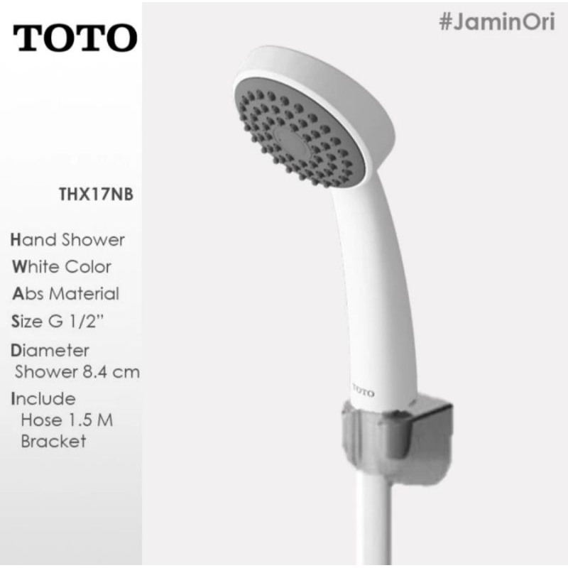 SHOWER MANDI TOTO THX17NB //SHOWER MANDI TOTO PUTIH