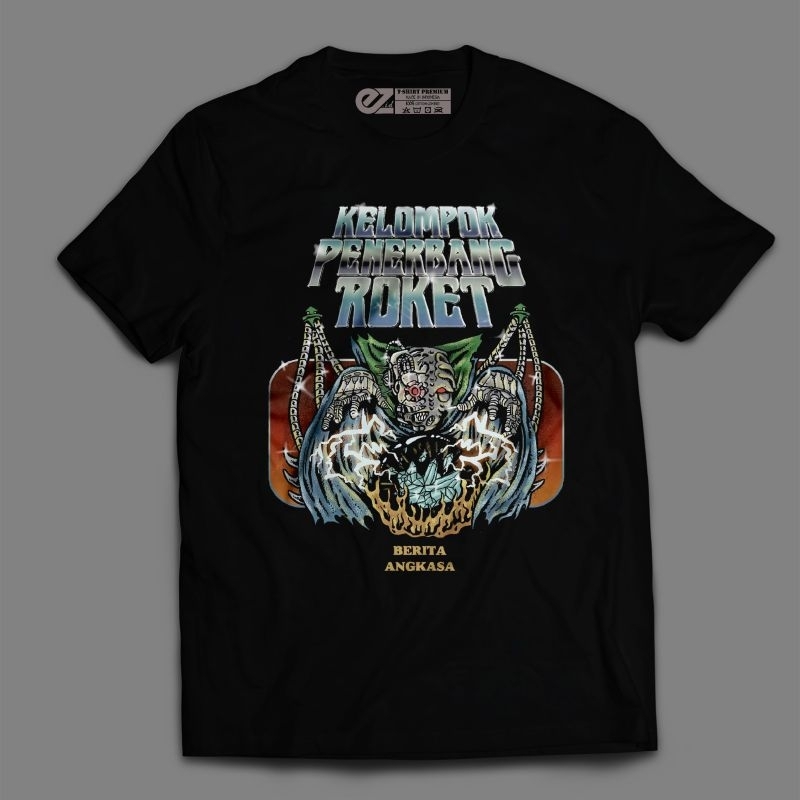 T-Shirt Band Kelompok Penerbang Roket | BERITA ANGKASA VOL1 |  | Kaos Unisex