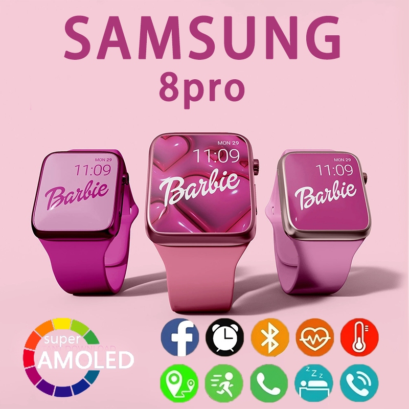 JXRZ [Cod] Samsung Smartwatch Watch 8 Pro Jam Pintar Olahraga Bluetooth Smart Watch Pintar
