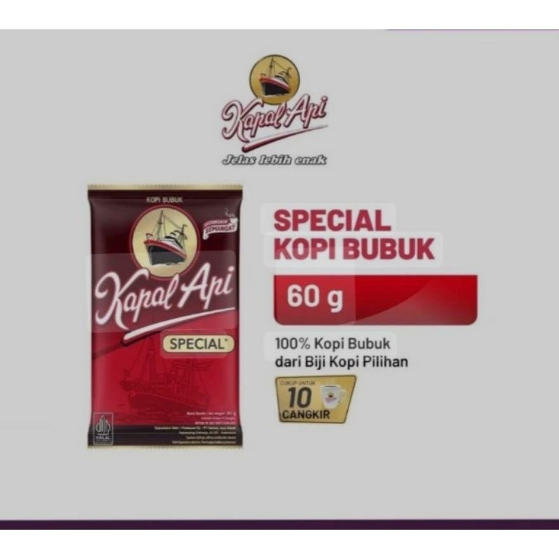 

Kapal Api Sepesial 60 g 10 Rtg