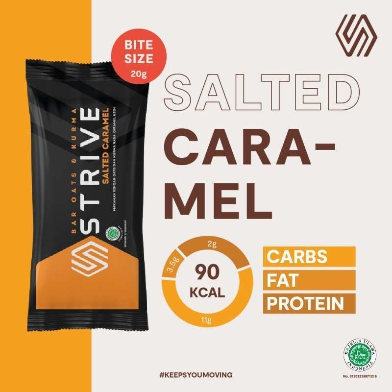 

Strive energy bar salted caramel