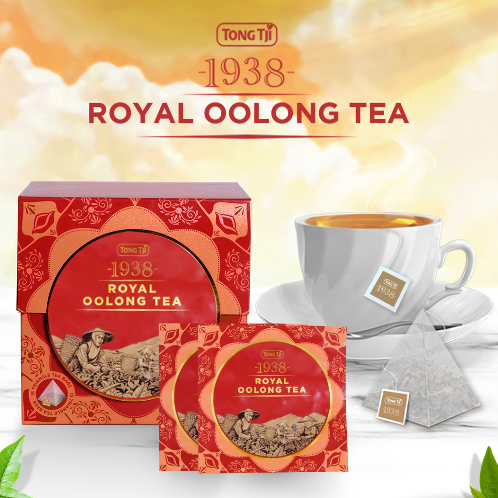 

Tong Tji 1938, Royal Oolong Tea ( Pyramid Tea Bag/ Teh Celup )