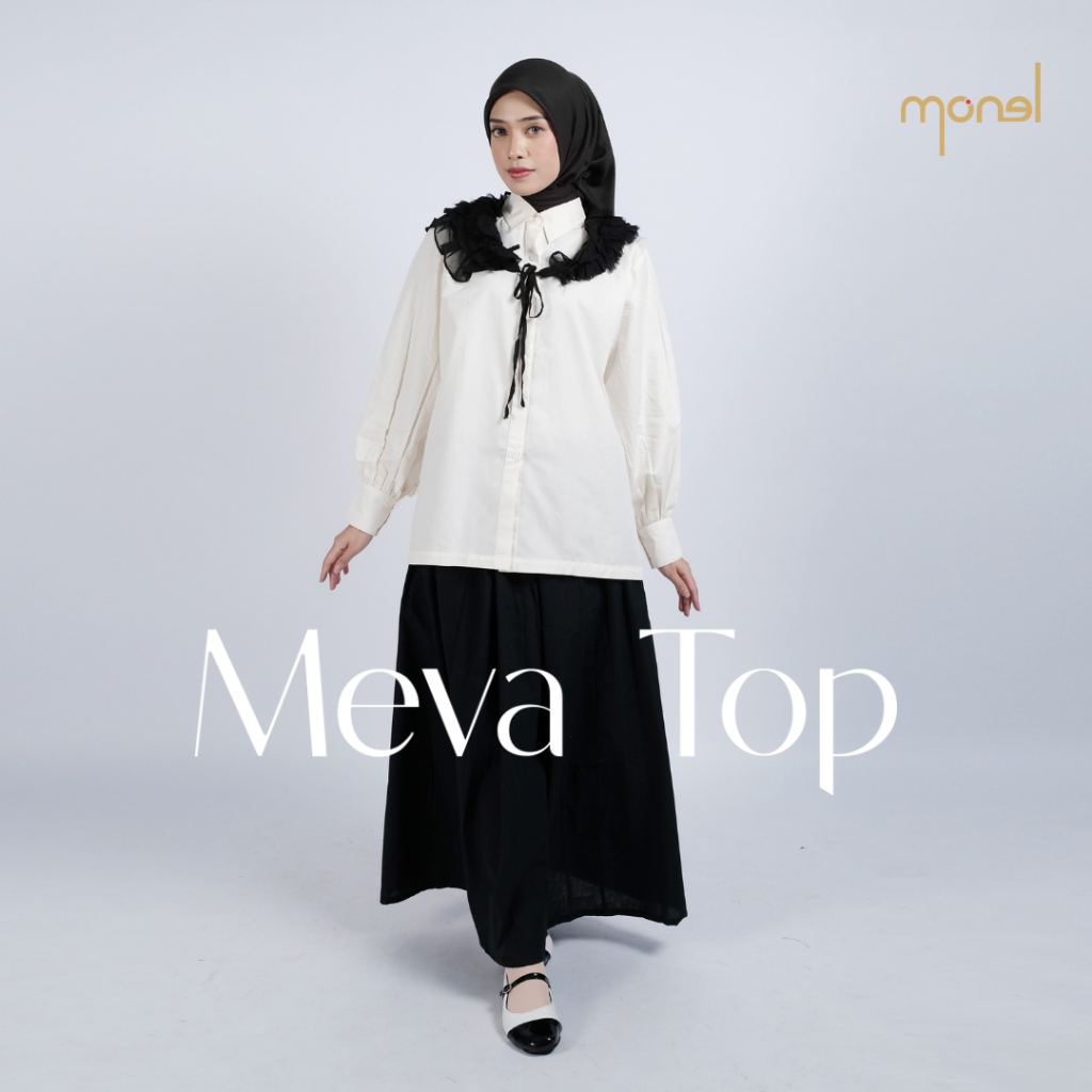 Monel - Atasan / Top / Kemeja Wanita / Meva Top