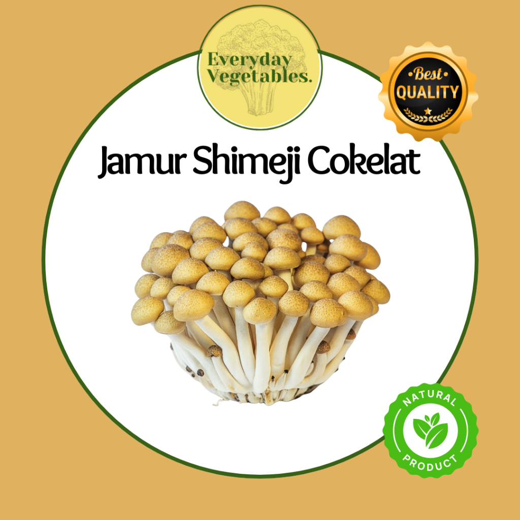 

Jamur Shimeji Coklat / Shimeji Brown Mushroom per Box @40 Pack