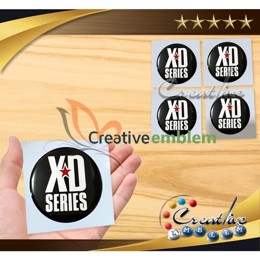 Sticker Timbul Tutup Dop Velg XD-Series Big