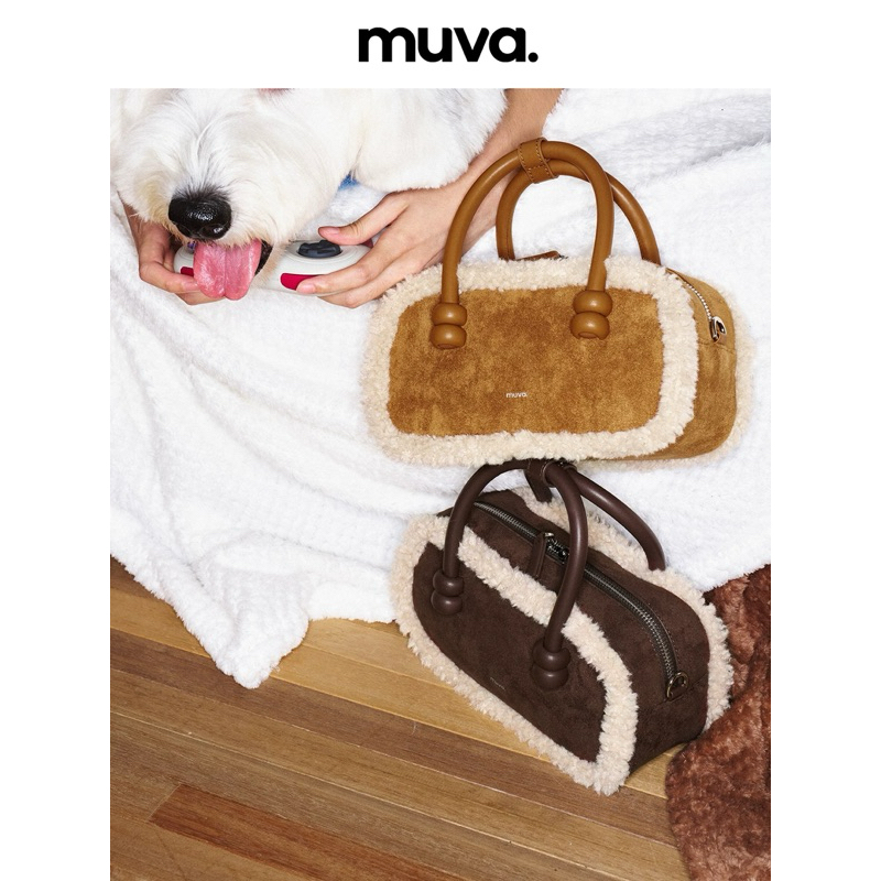 [PO] MUVA FUR BOSTON BAG | muva original 100% bag tas wanita