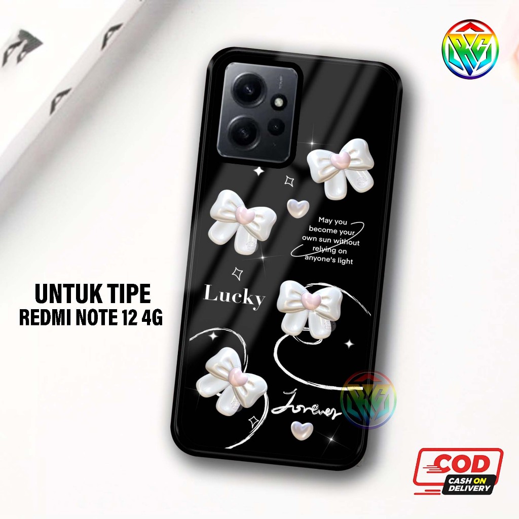 Real Case Xiomi Redmi NOTE 12 4G Terbaru Case kilau - New Case Glossy casing Hp Xiomi Redmi NOTE 12 