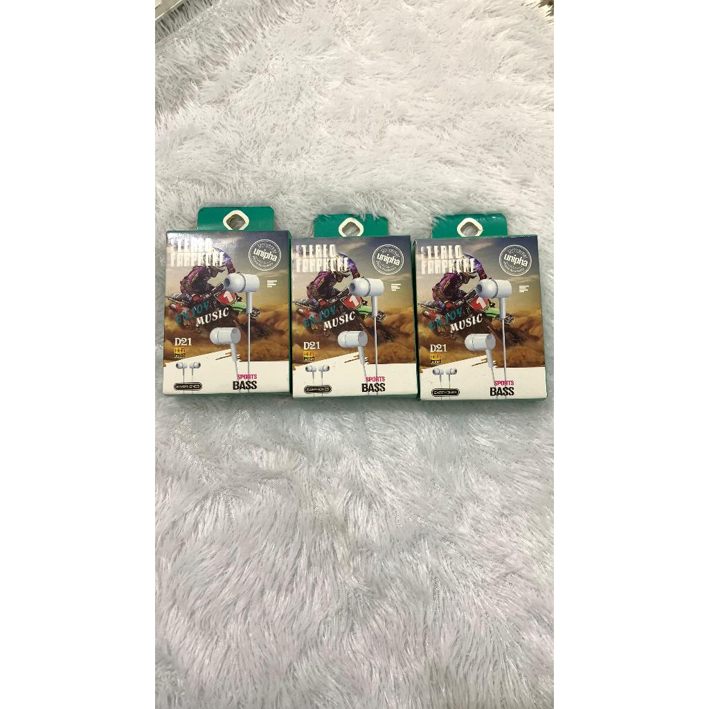 EARPHONE STEREO HI-FI AUDIO SPORT BASS