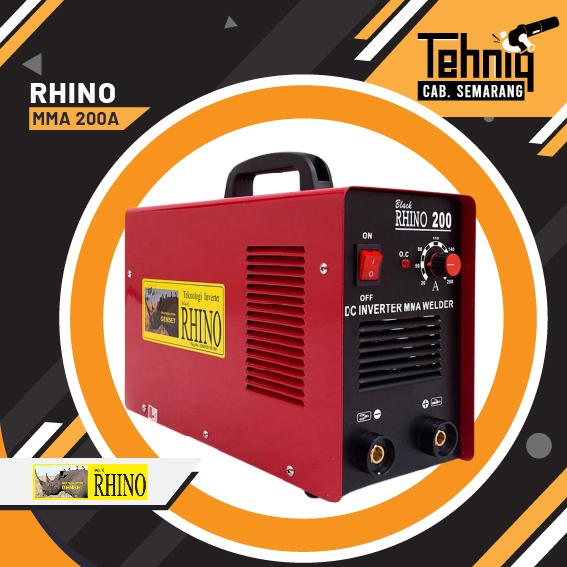 Mesin Las Listrik Rhino 200 A Travo Trafo las Inverter Rhino MMA 200A