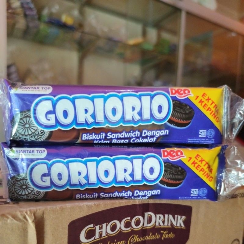 

Goriorio Sandwich dengan Krim rasa coklat