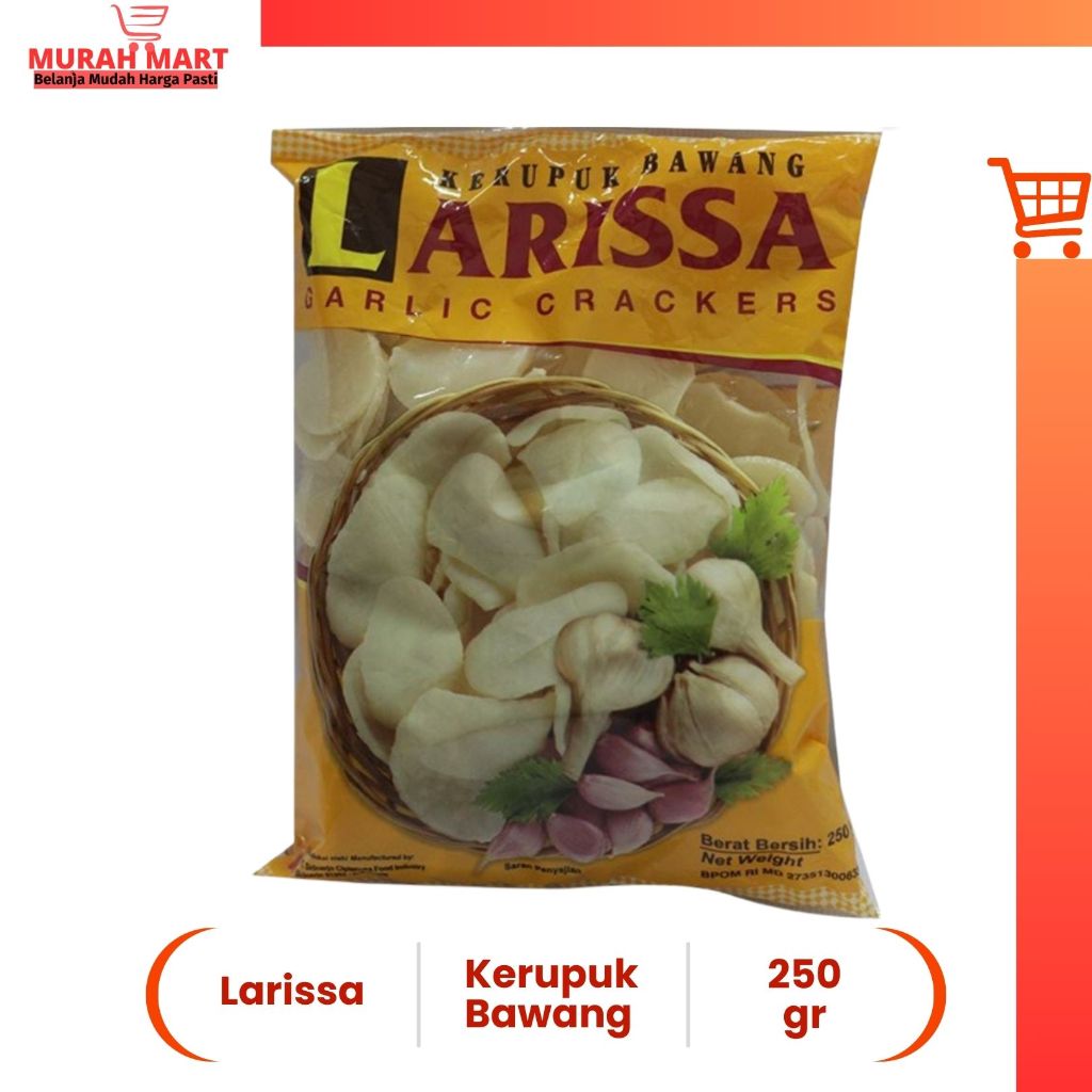 

Kerupuk Bawang Larissa 250 Gr