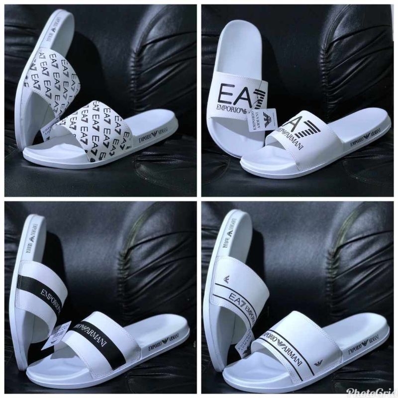 SANDAL SELOP SLIPON EA7 EMPERIOR ARMANY PRIA WANITA