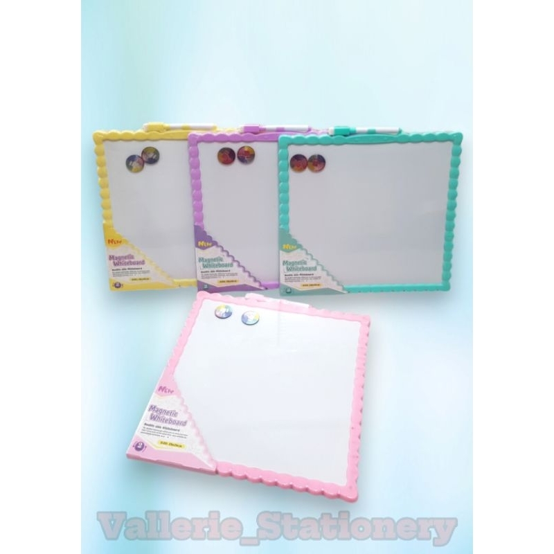 

PAPAN TULIS WHITE BOARD ANAK MAGNETIC 2 SISI + SPIDOL