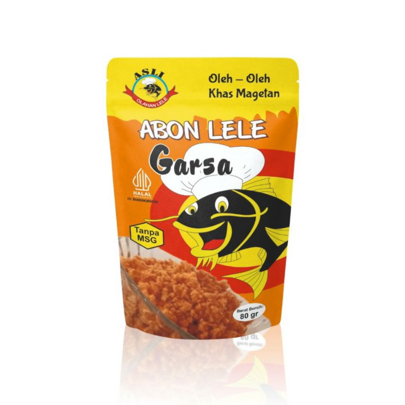 

GARSA ABON IKAN LELE PREMIUM 100% DAGING IKAN