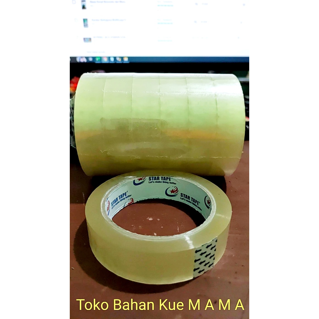 

Lakban Bening 24 MM x 100 Yard