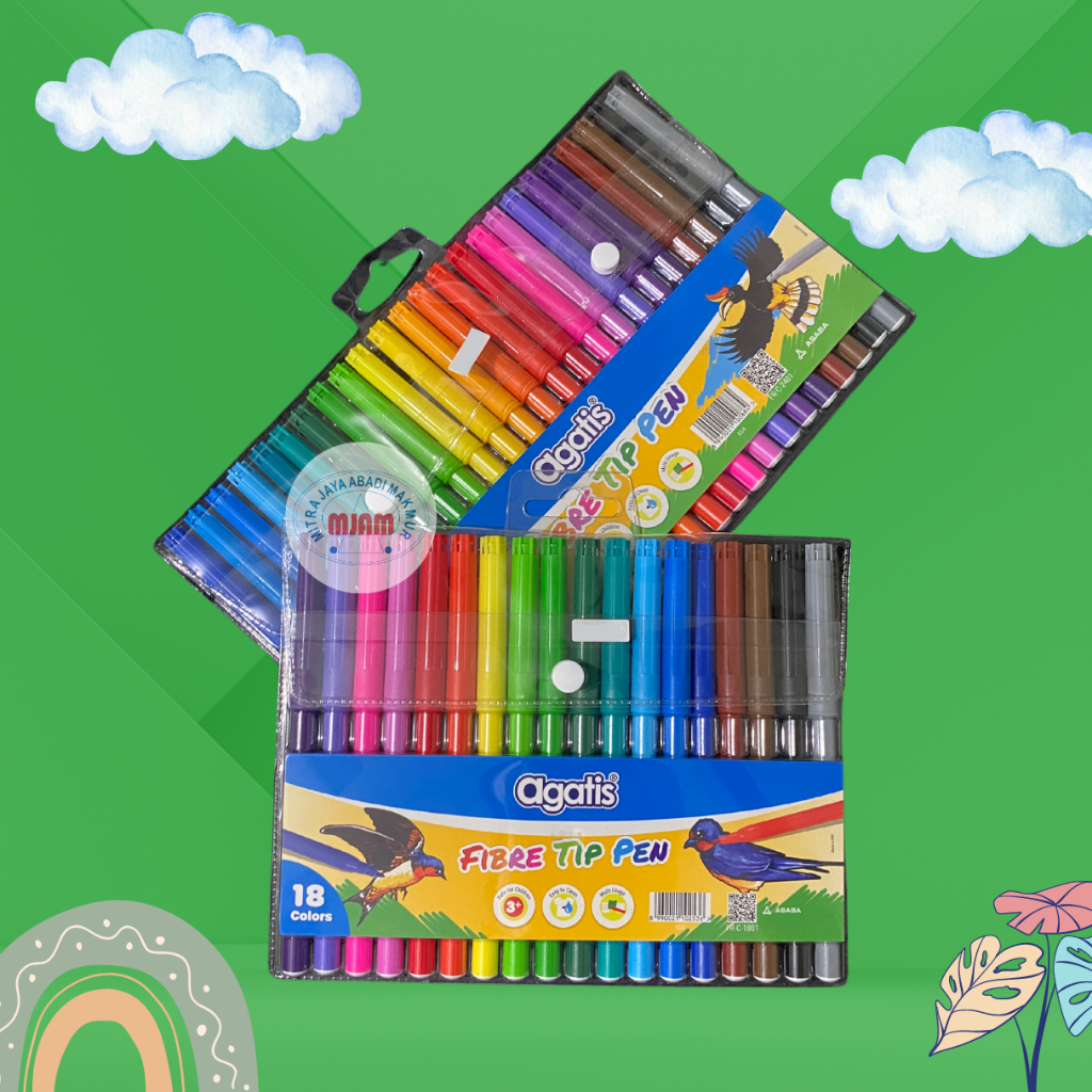 

AGATIS ECO FIBRE PEN/BULPOIN WARNA MERK AGATIS