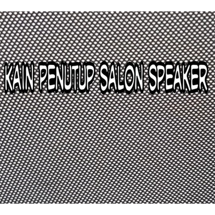 SALE Kain Penutup Salon Speaker Hitam Kain Jala Lemes Hitam (Harga per 0,5m)