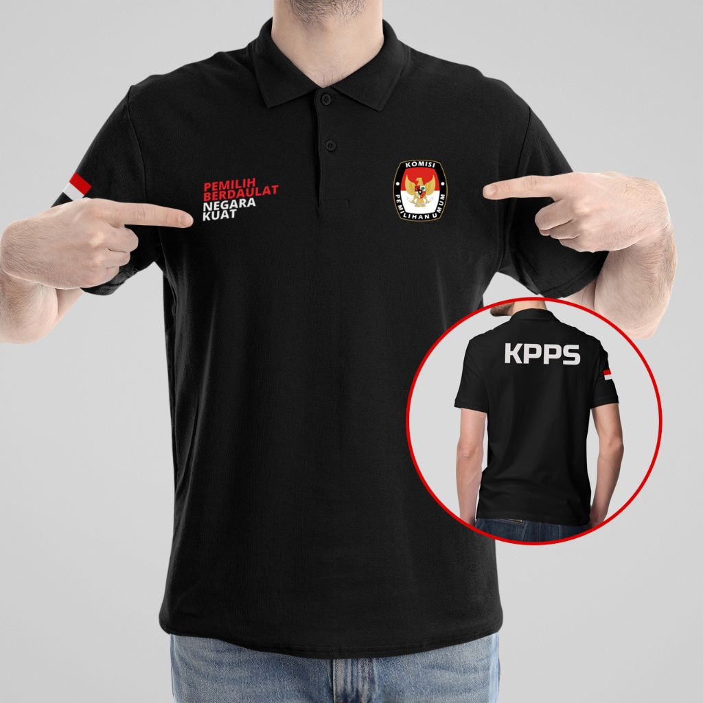 KAOSBRO - Polo Shirt KPPS - Seragam KPPS -Kain Katun-Kualitas Premium