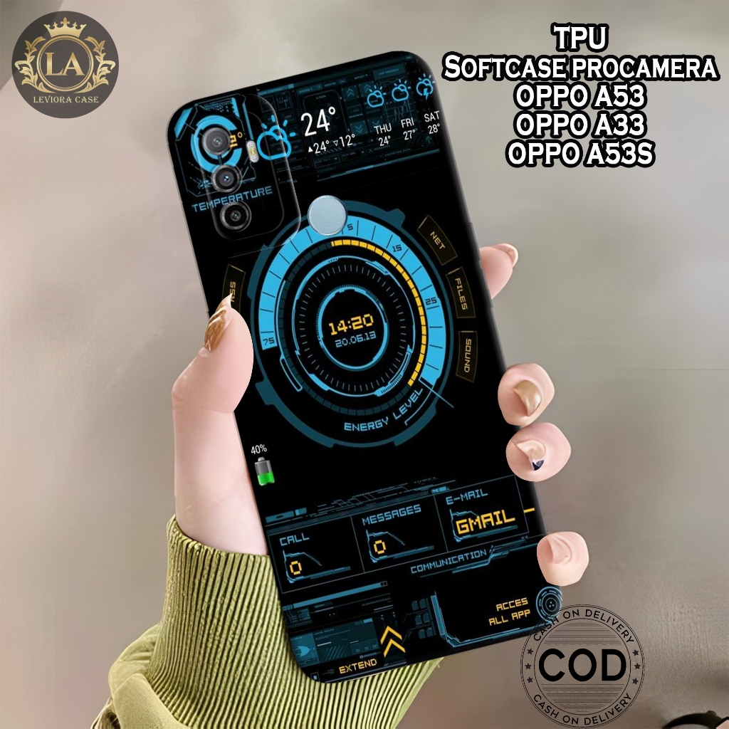 OPPO A53/A33/A53S - Leviora Case - Fashion Case Aesthetic - Softcase OPPO A53/A33/A53S- Case Pro Cam
