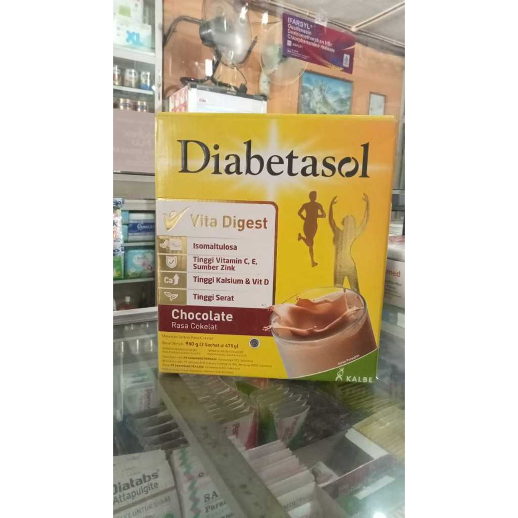 

DIABETASOL VANILA COKLAT 950GR | DIABETASOL JUMBO 950 GR