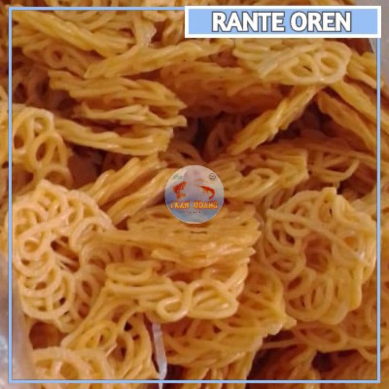 

[1 kg] Kerupuk / Krupuk Mentah / Krecek Rante Palembang Oren Besar Kecil