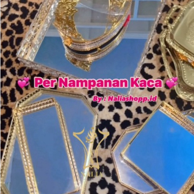 Nampan Gold || Nampan Tempat bakar Bakhoor || Kotak dan bulat