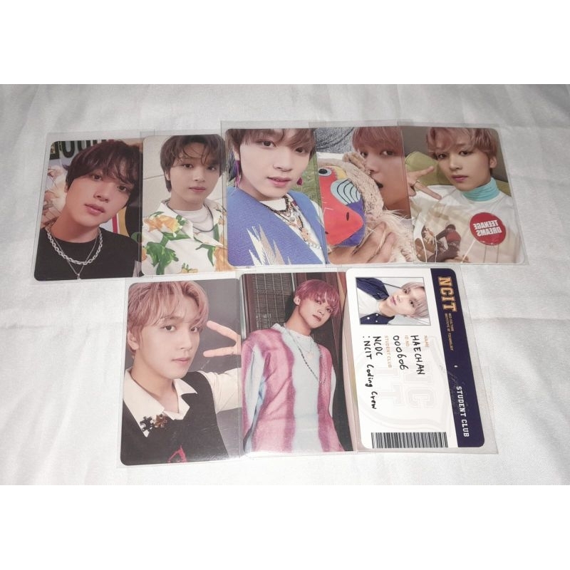 CLEARANCE SALE OFFICIAL PHOTOCARD/PC HAECHAN NCT DREAM/127 HELLO FUTURE STICKER FAVORITE BEATBOX NCI