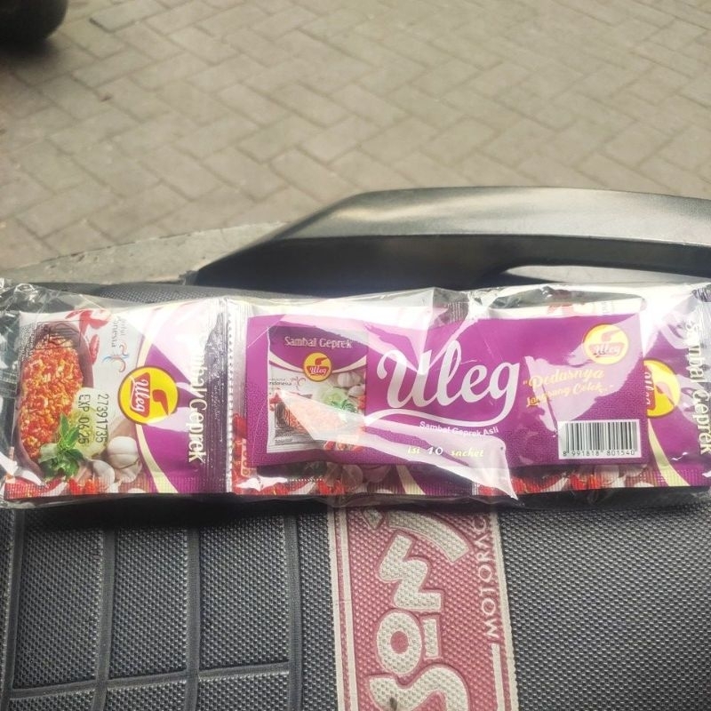 

sambal geprek asli sasetan / pack