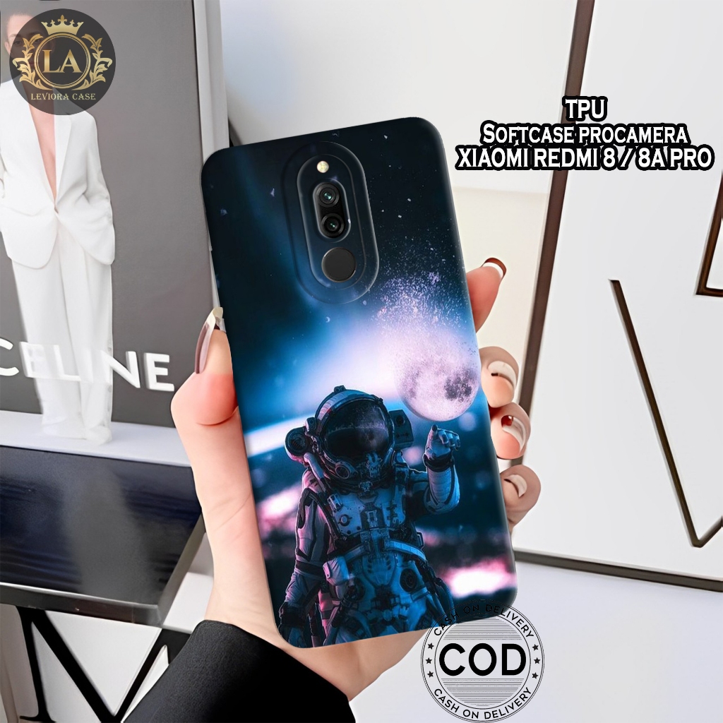 XIAOMI REDMI 8/8A PRO - Leviora Case - Fashion Case Astronot - Softcase XIAOMI REDMI 8/8A PRO- Case 