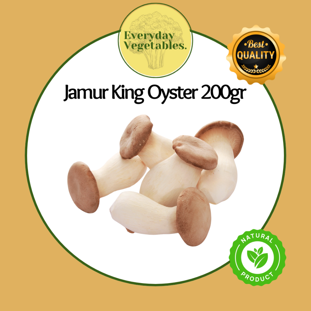 

Jamur King Oyster Mini / King Oyster Mini Mushroom per Box @30 Pack