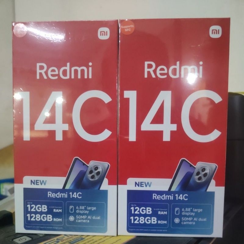 Redmi 14c 6+128/8+256 garansi resmi 12 bulan