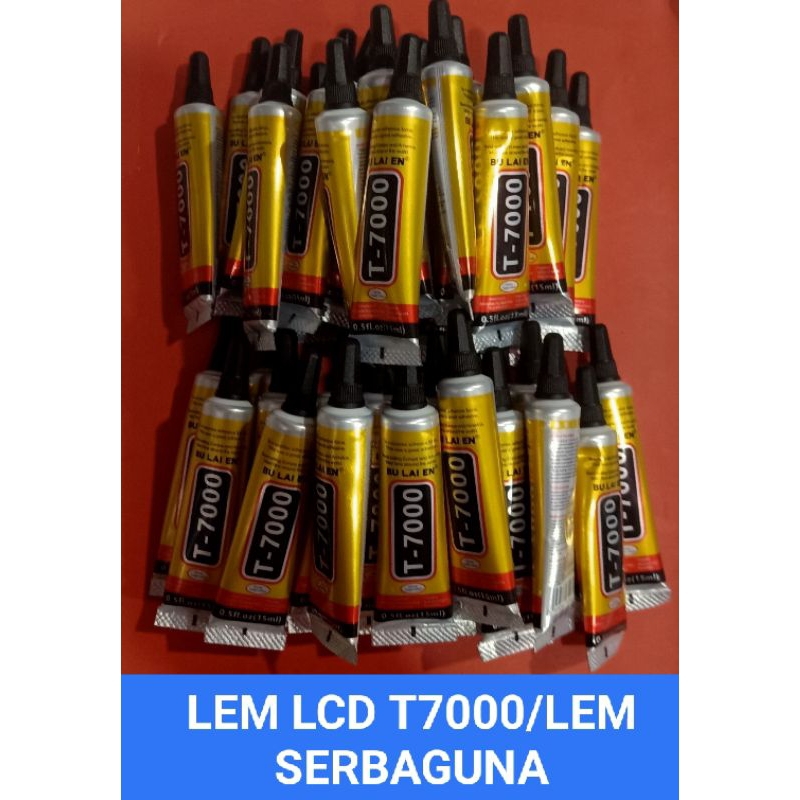 

LEM LCD T-7000 15 ML /LEM SERBAGUNA WARNA HITAM