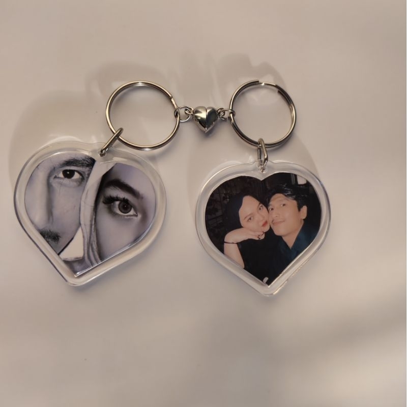 keychain couple | Gantungan kunci couple custom foto | gantungan kunci magnet | couple | gantungan k