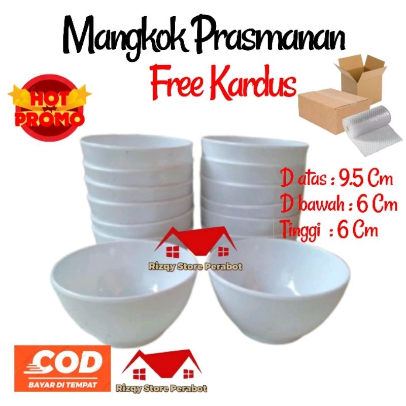 MANGKOK PRASMANAN PUTIH 3.5/ MANGKUK KECIL MELAMINE/ MANGKOK SUP / MANGKUK MINI MURAH