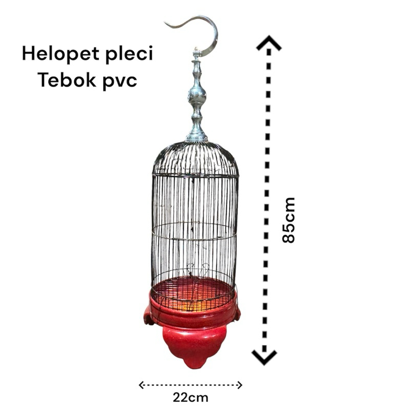 sangkar pleci helopet tebok pvc