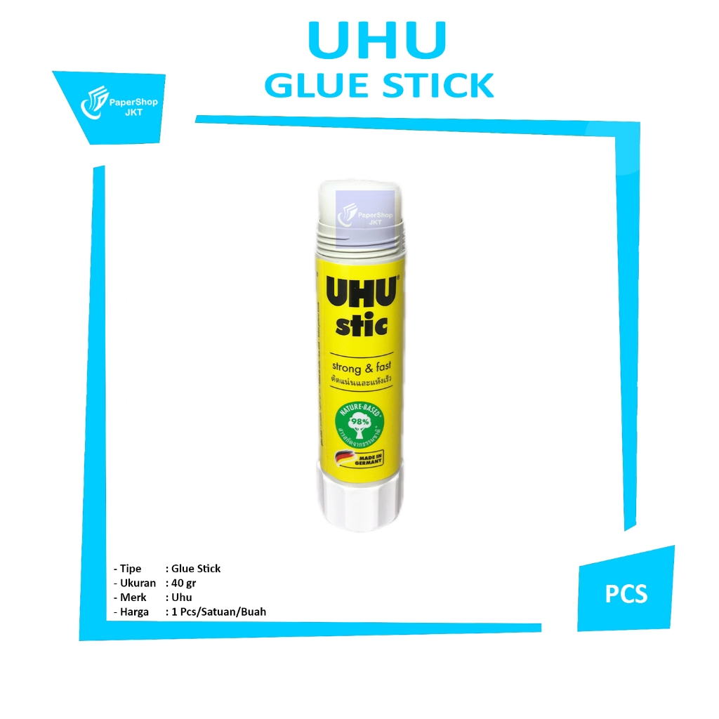 

UHU - Glue Stick 40Gr Lem Kertas Stik - Pcs