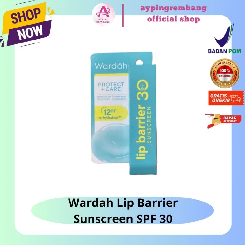 Wardah Protect + Care Lip Barrier Sunscreen Spf 30