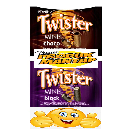 

Delfi Twister Minis Chocolate Coklat Black Vanilla 30gr