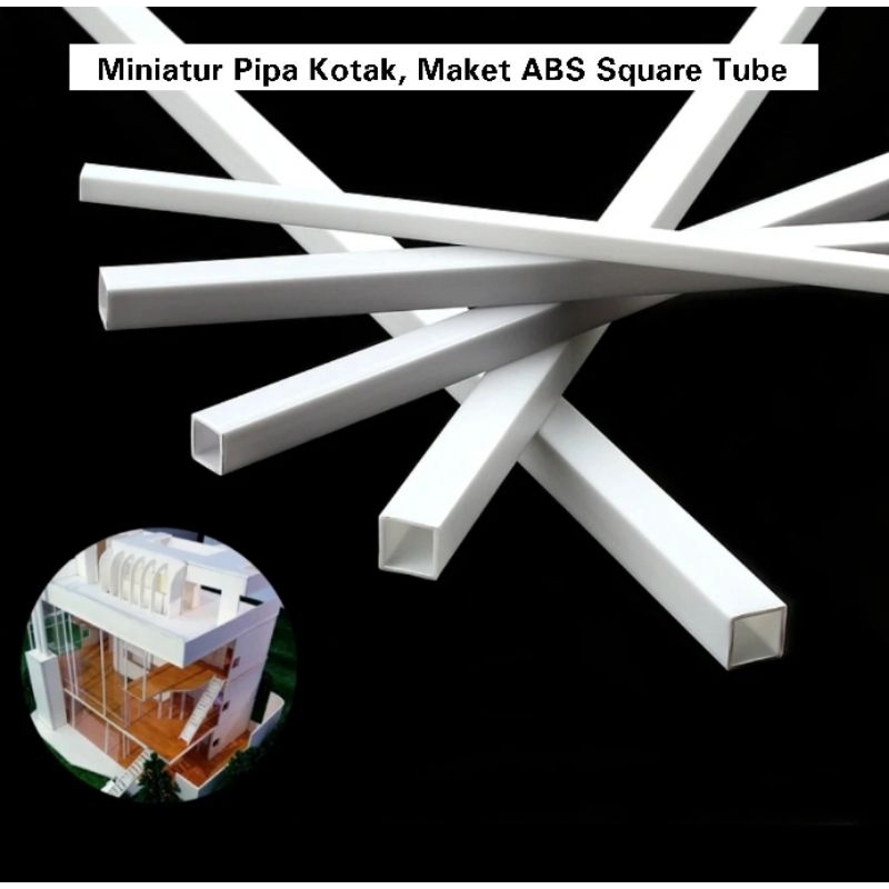 Miniatur Pipa Kotak, Maket ABS Square Tube