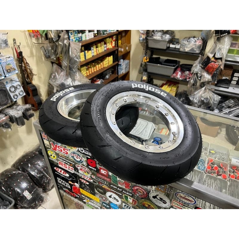 Velg Tubeless Vespa Ring 10 Modular Gscooter Polish set Ban Adx moto Poljose S205 Sport Touring Ring