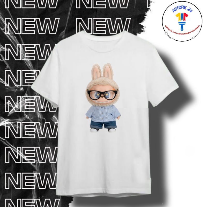 Kaos T-Shirt Labubu Boneka Asli Dewasa Anak Anak - Kaos Distro Pria Wanita