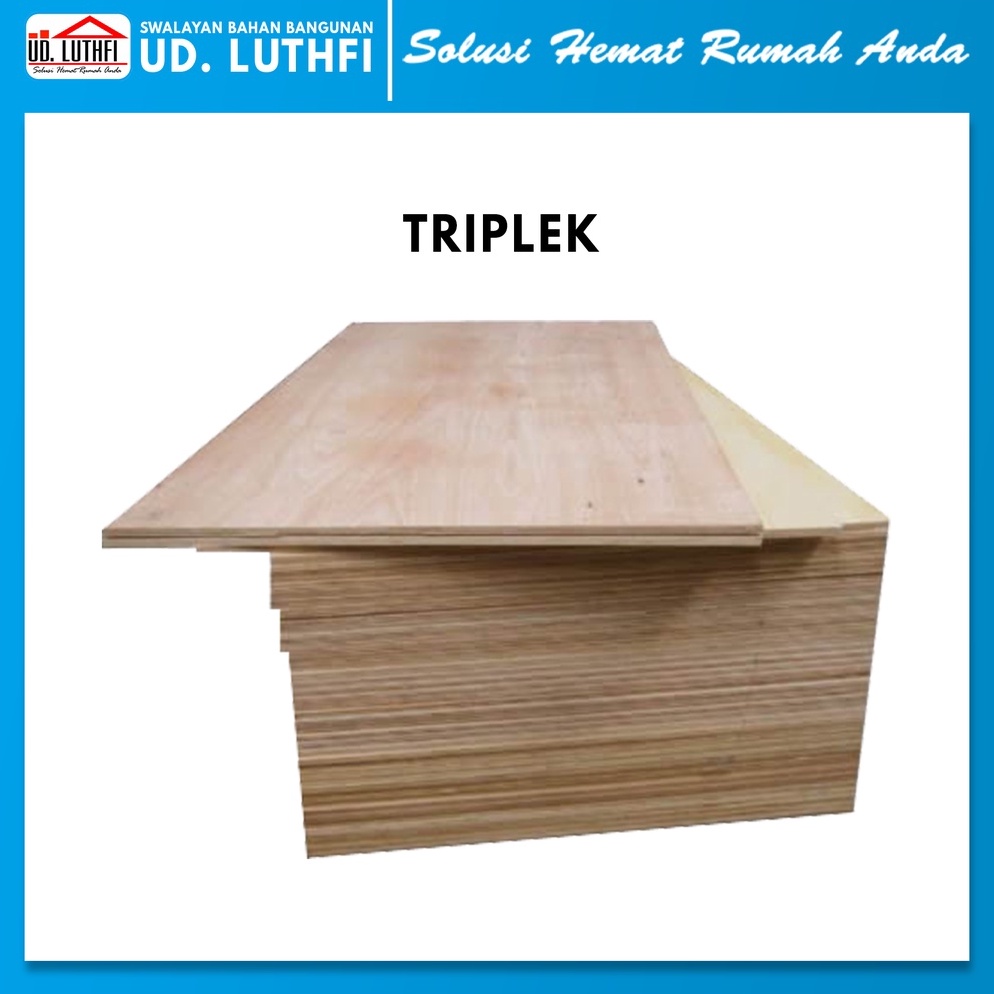 Triplek 8mm 122x24cm Meranti KODE Q5U8